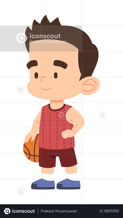 Basketball athlete  Illustration