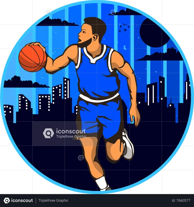 Basketball City  Illustration