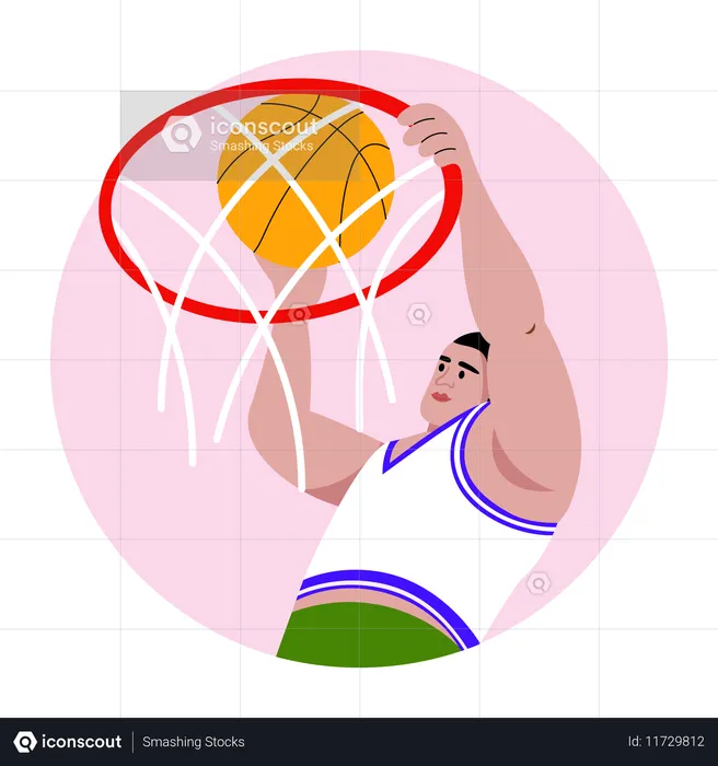 バスケットボールフープ  イラスト