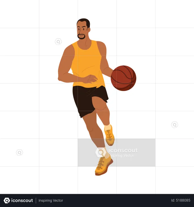 Basketball player  Illustration