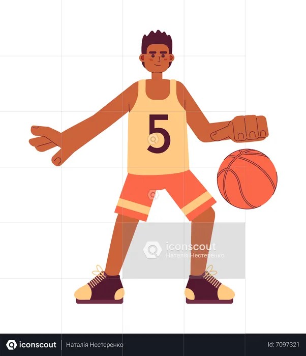 Basketball player  Illustration