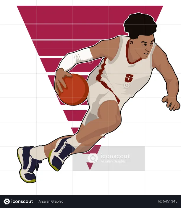 Basketball Player  Illustration