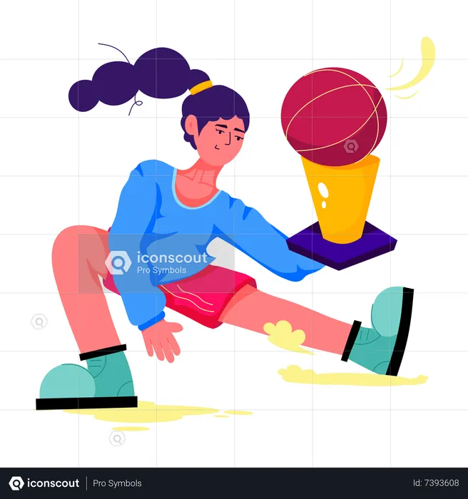 Basketball Winner  Illustration