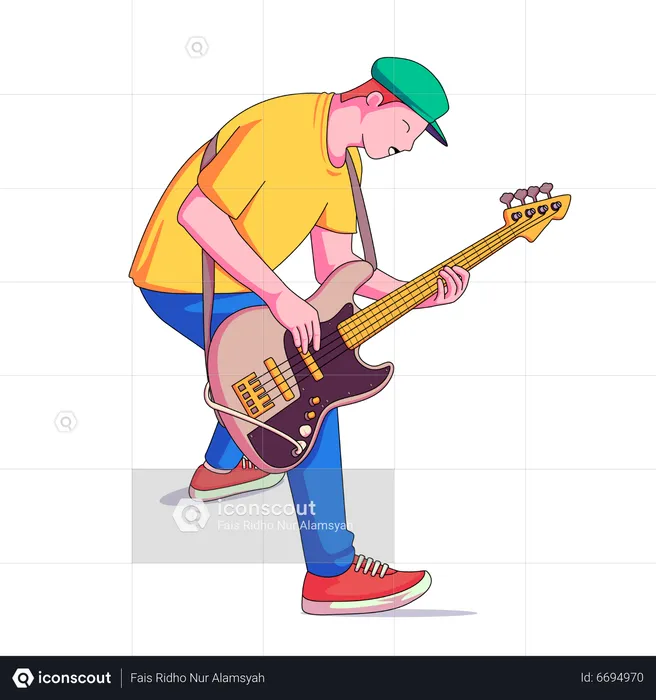 Bassist  Illustration