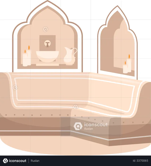 Bathhouse  Illustration