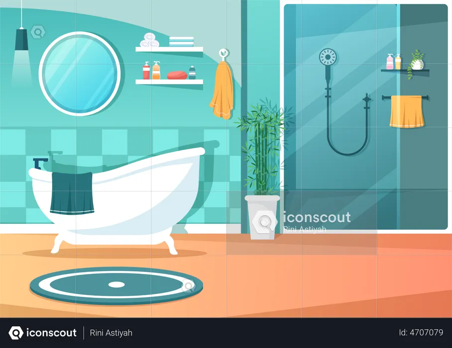 Bathroom  Illustration