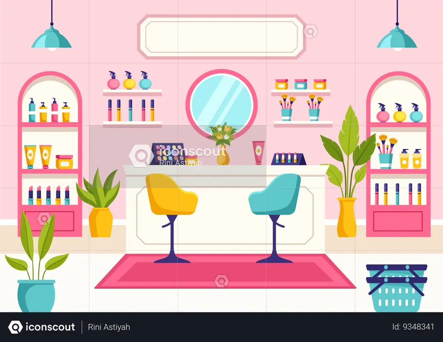 Beauty Shop  Illustration