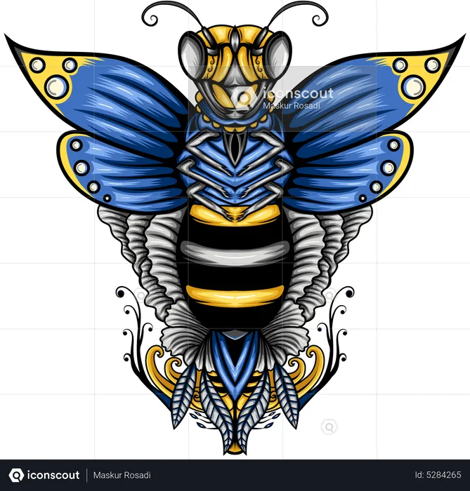Bee  Illustration