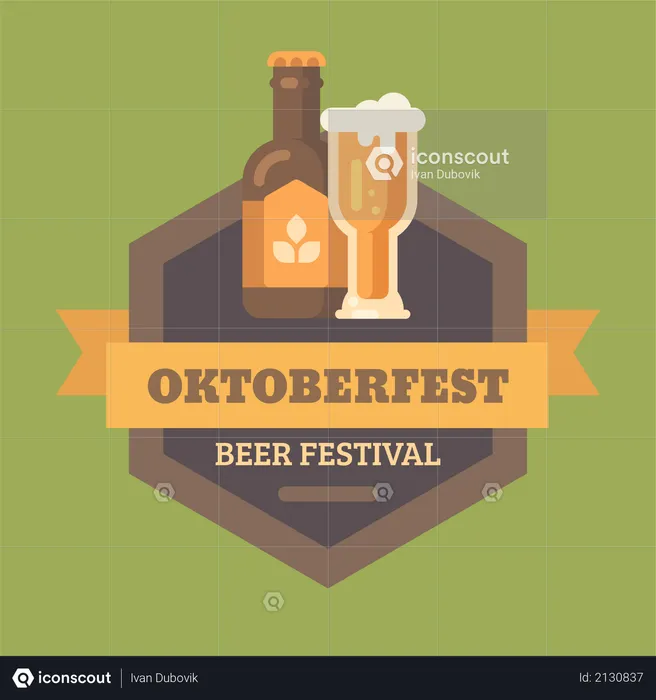 Beer fest banner  Illustration