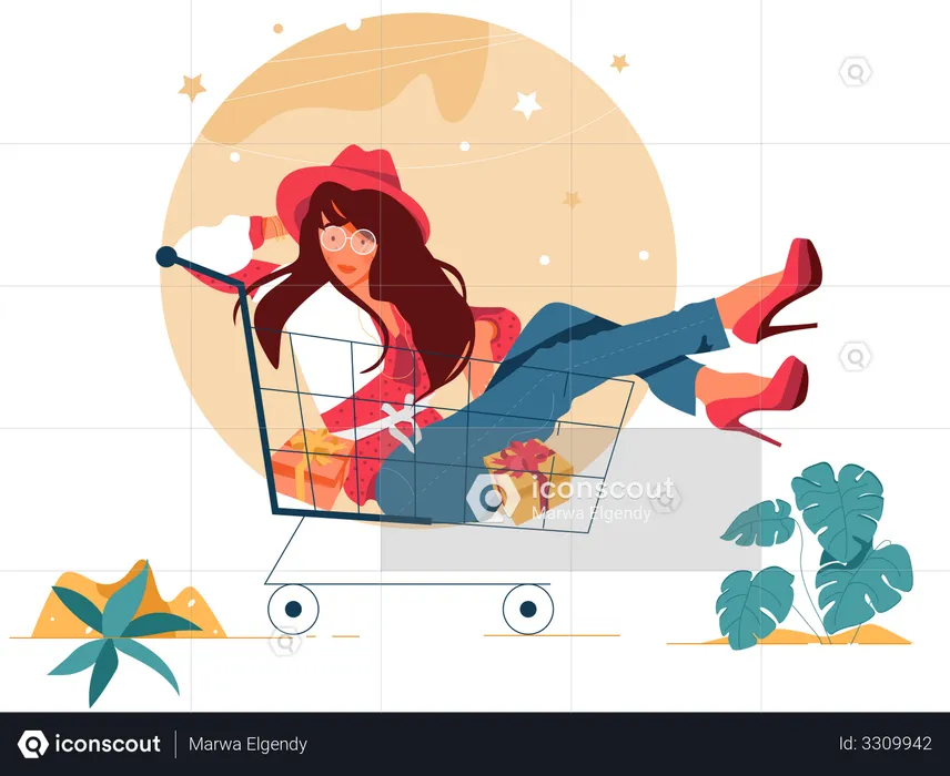 Before Login no product in cart  Illustration
