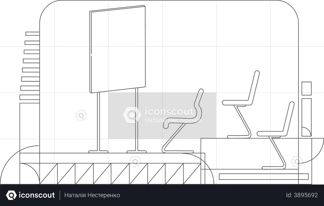 Besprechungszimmer  Illustration