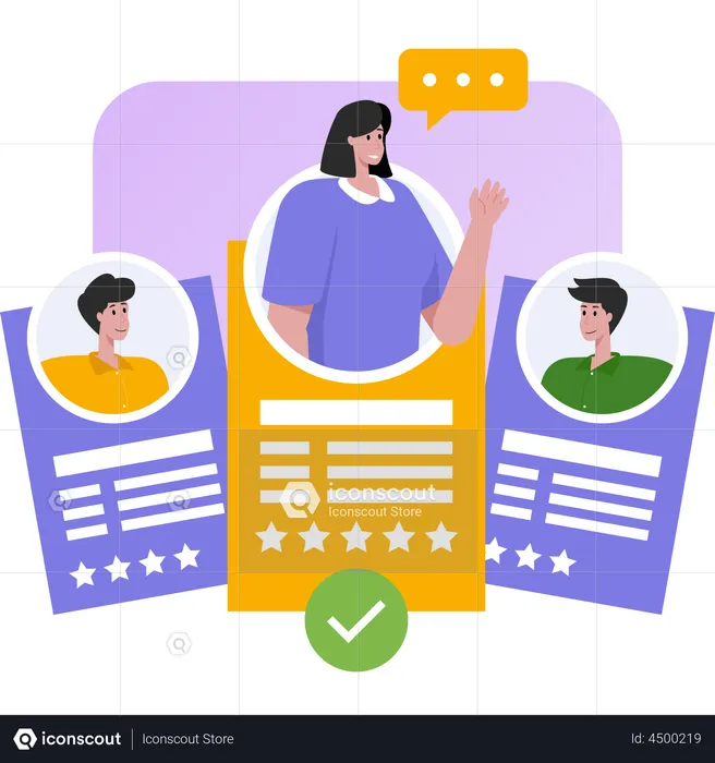 Best Candidate Selection  Illustration