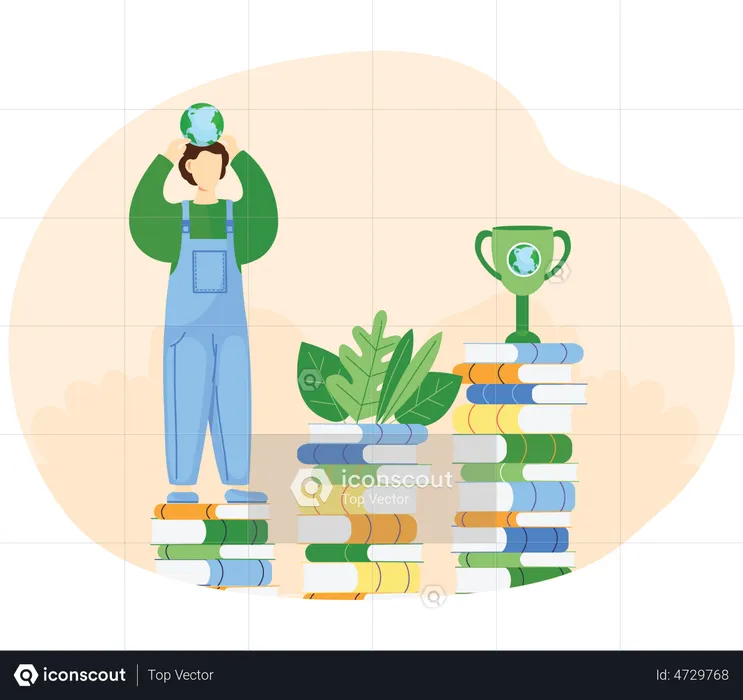 Bewusstsein für den Klimawandel  Illustration