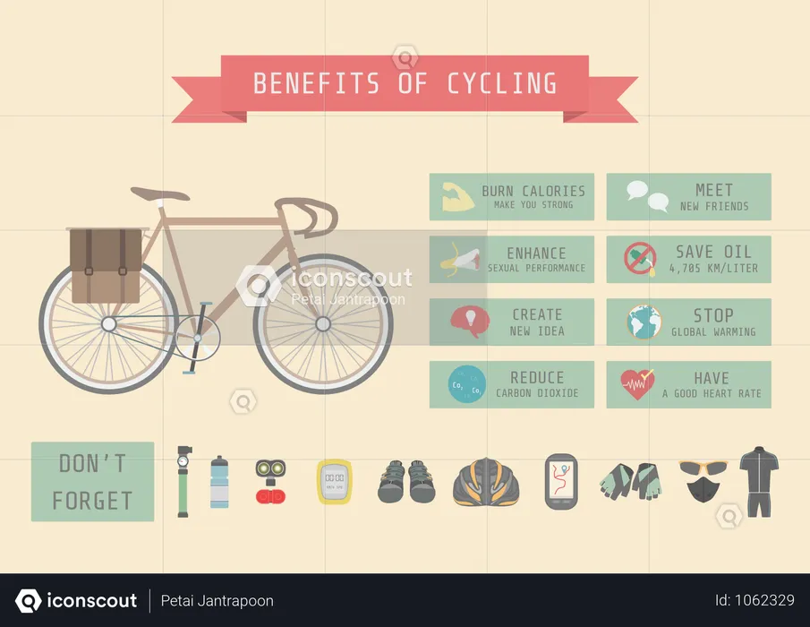 Bicycle Infographics  Illustration