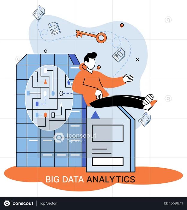 Big Data-Analyse  Illustration