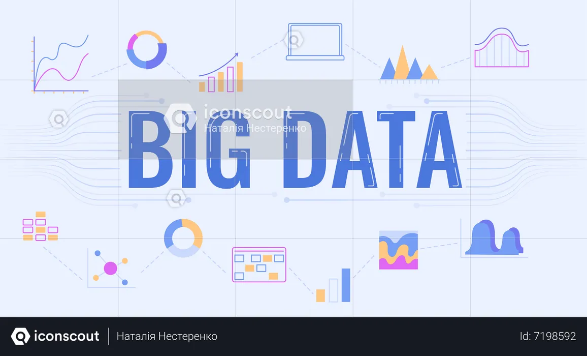 Big Data-Analyse  Illustration