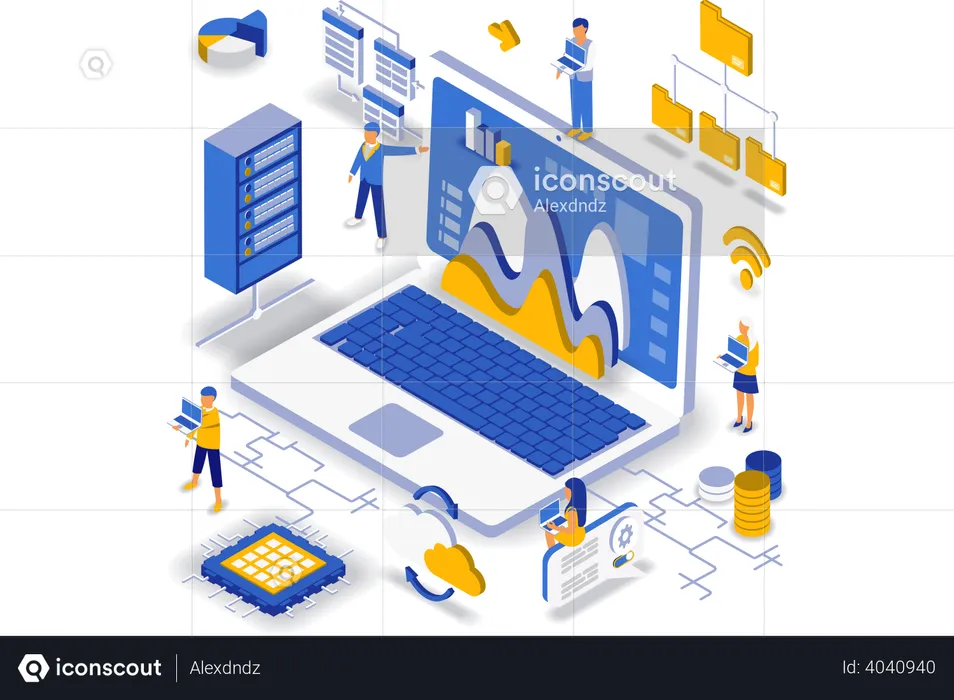 Big data analysis  Illustration