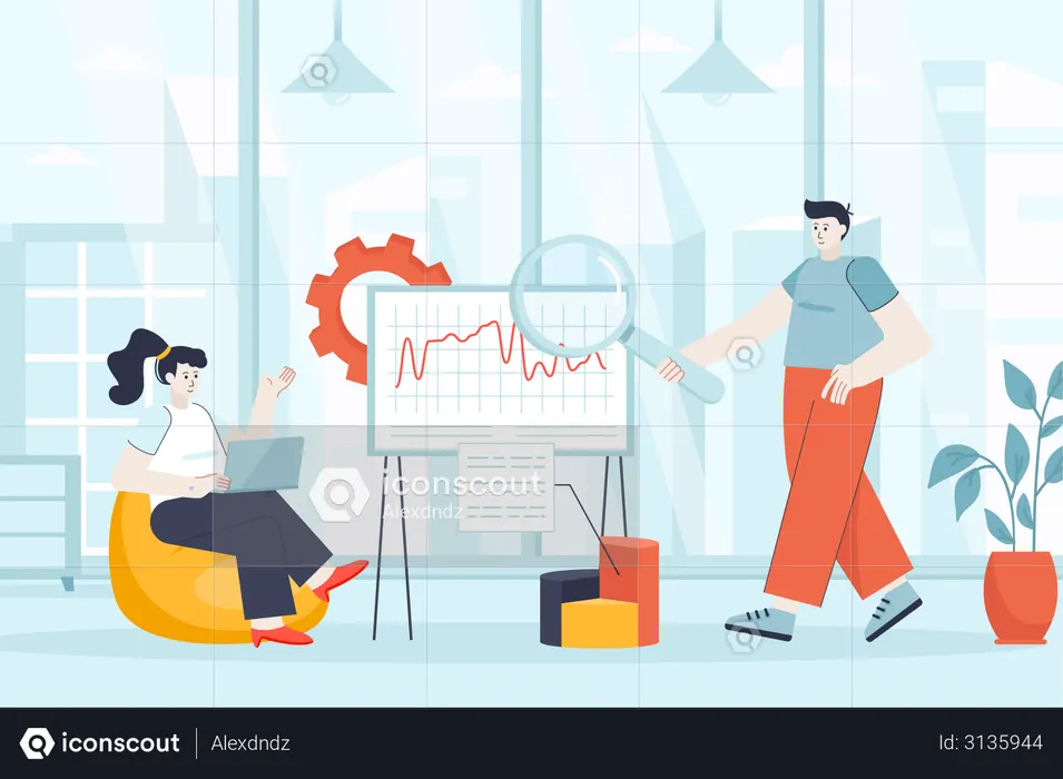 Big data analysis  Illustration
