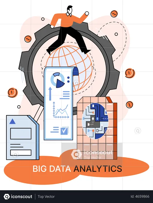 Big data analytics  Illustration