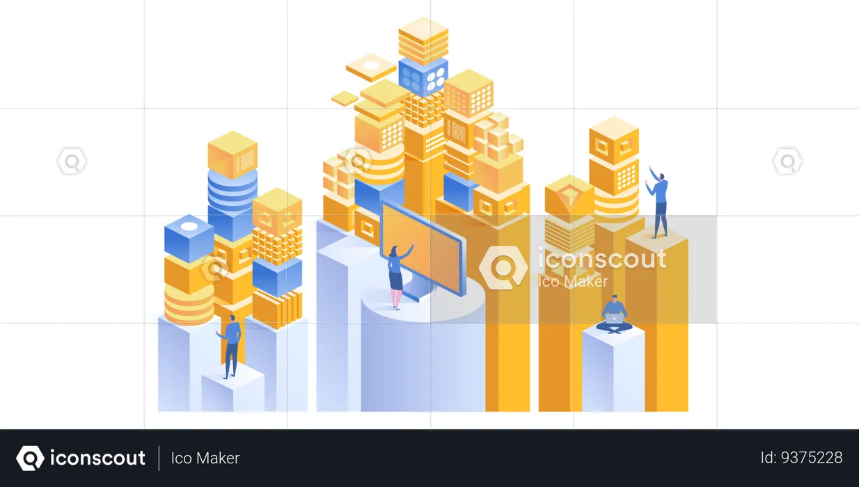 Big data flow processing  Illustration