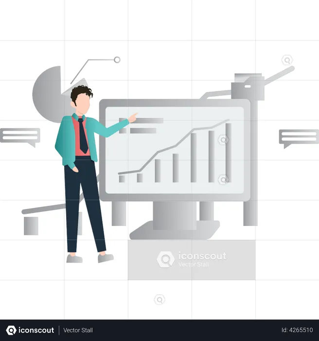Big data presentation  Illustration