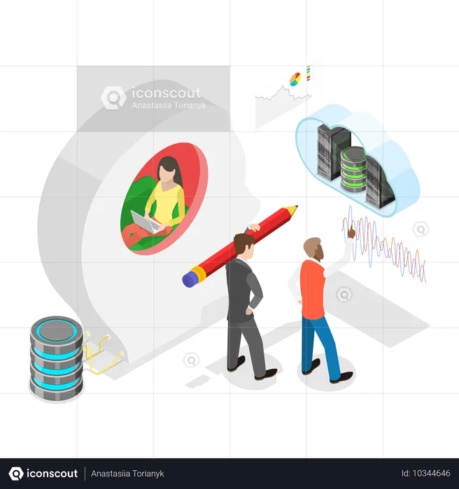 Big Financial Data  Illustration