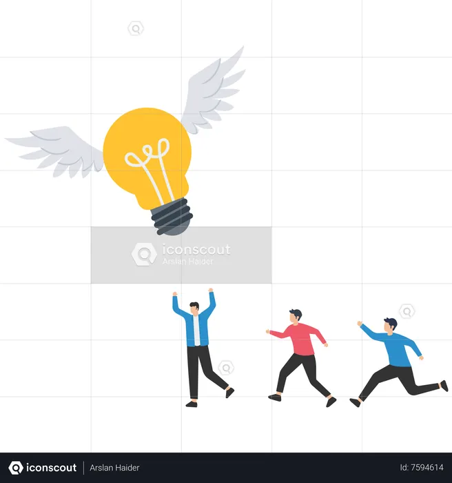 Big idea to solve business problem  Illustration