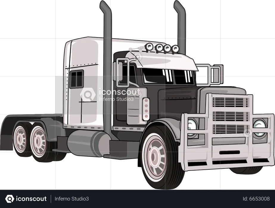 Big Truck  Illustration