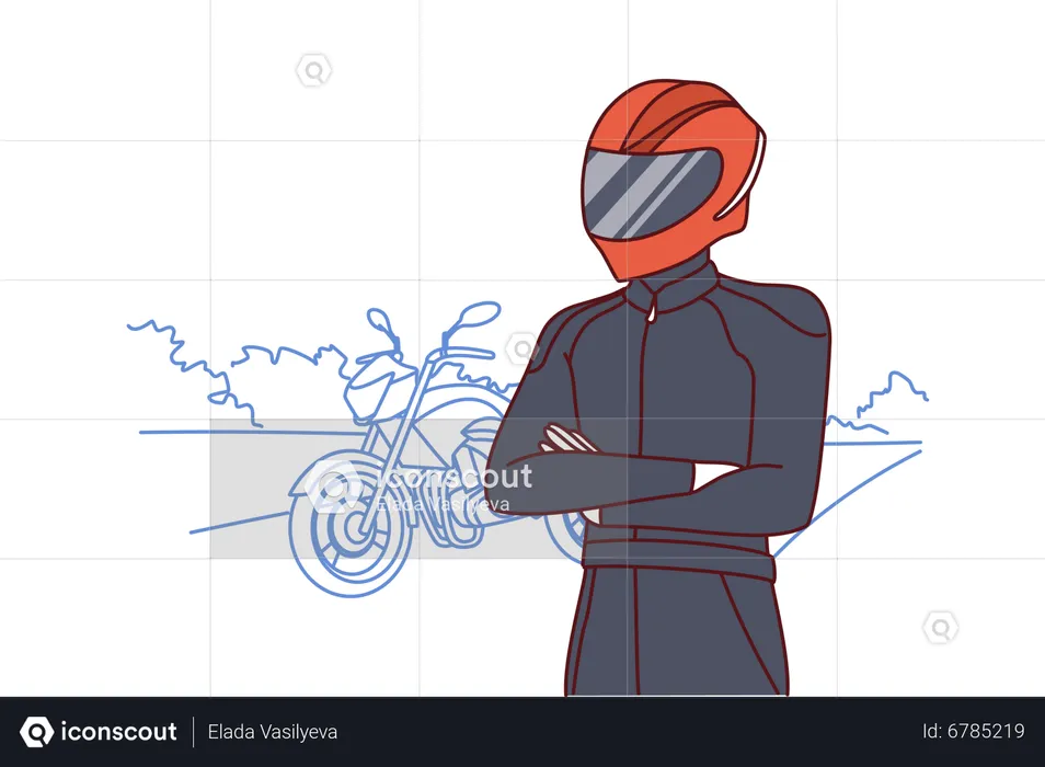Bike rider  Illustration
