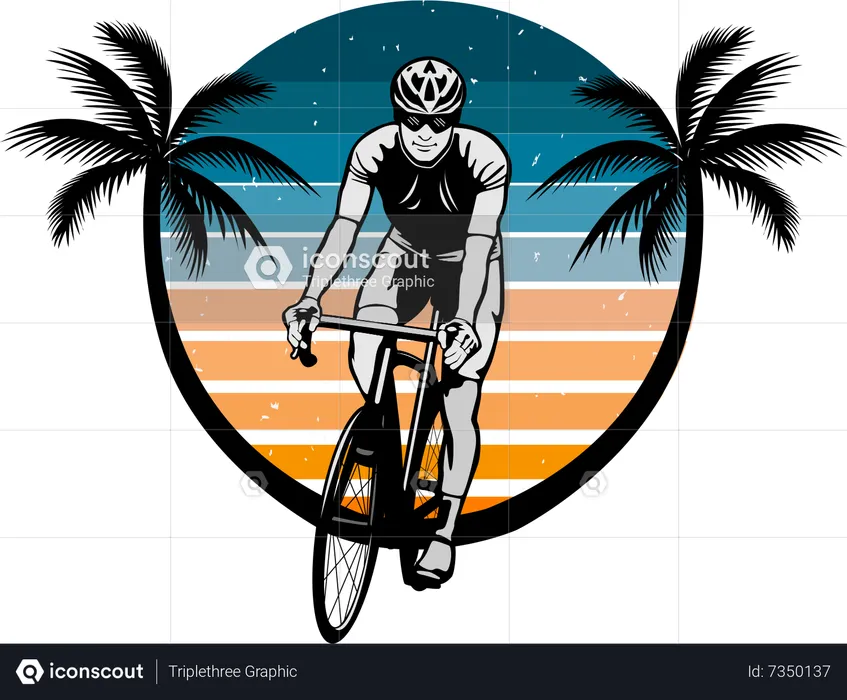 Biker  Illustration
