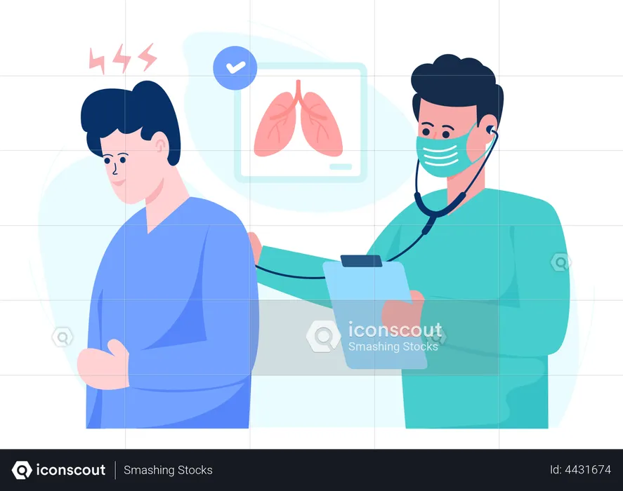 Check-up médical  Illustration