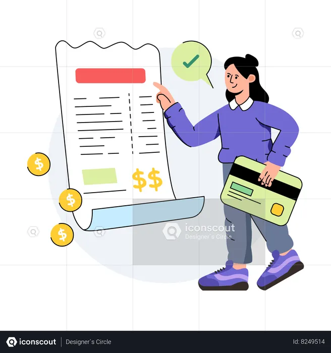 Bill Payment  Illustration