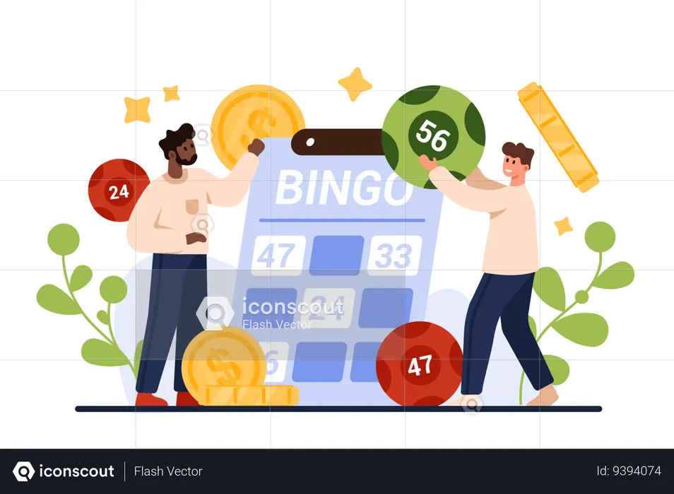 Bingo game  Illustration