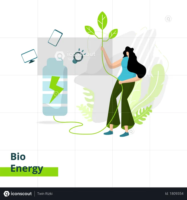 Bio Energy  Illustration