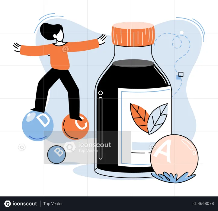 Bio-Vitamindrink  Illustration