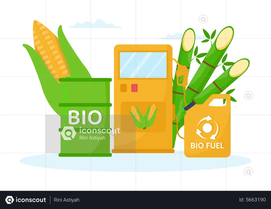 Biofuel  Illustration