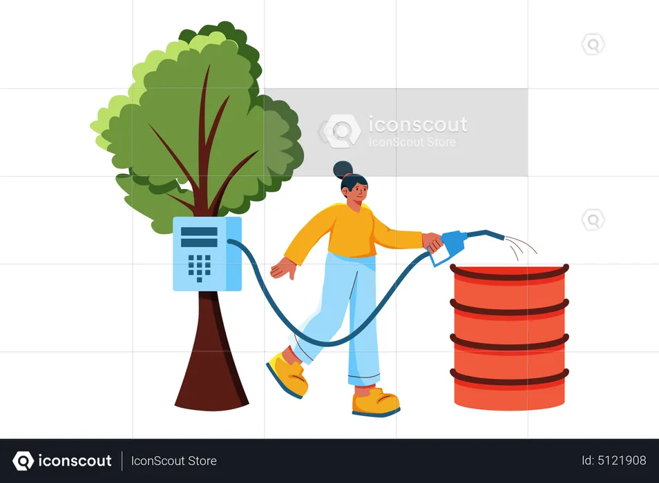 Biofuel  Illustration