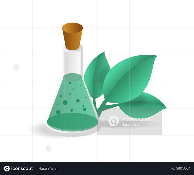 Biology research in lab  Illustration