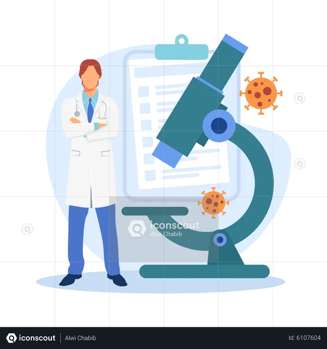 Biology Science Experiment Illustration - Free Download Business 