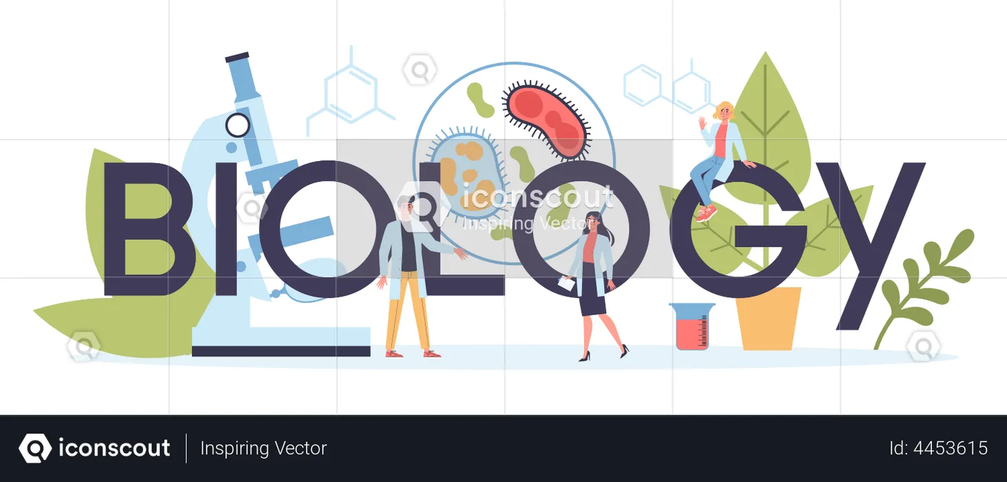 Biology science laboratory  Illustration