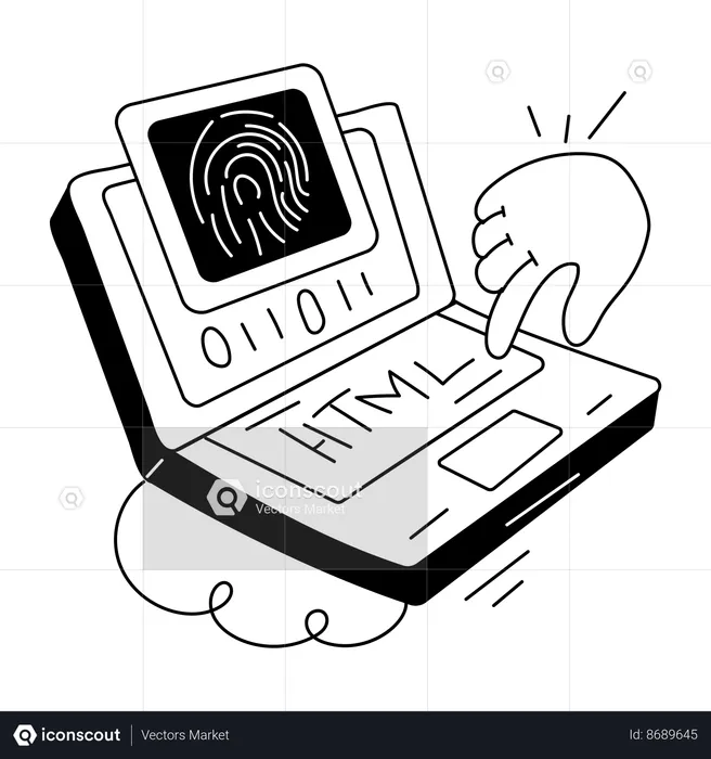 Biometric Encryption  Illustration