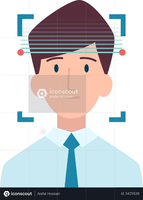 Biometric Security  Illustration