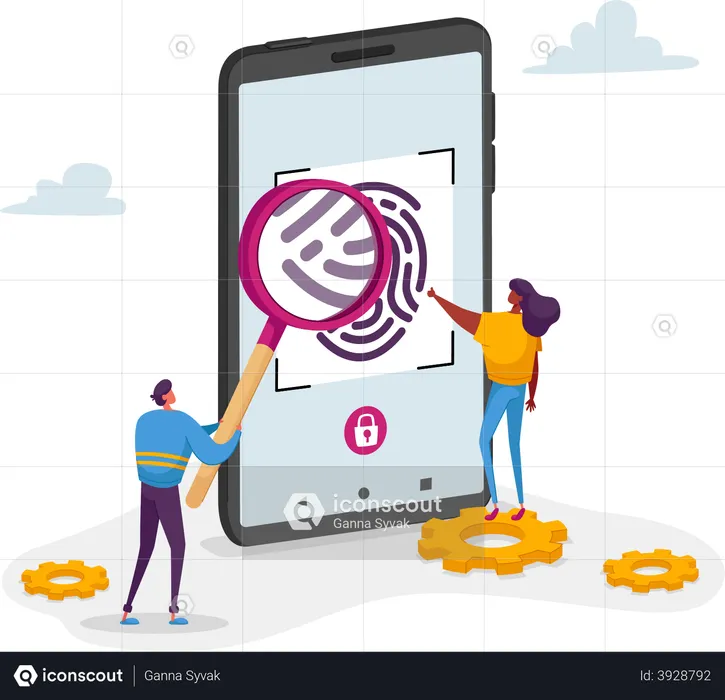 Biometric verification  Illustration