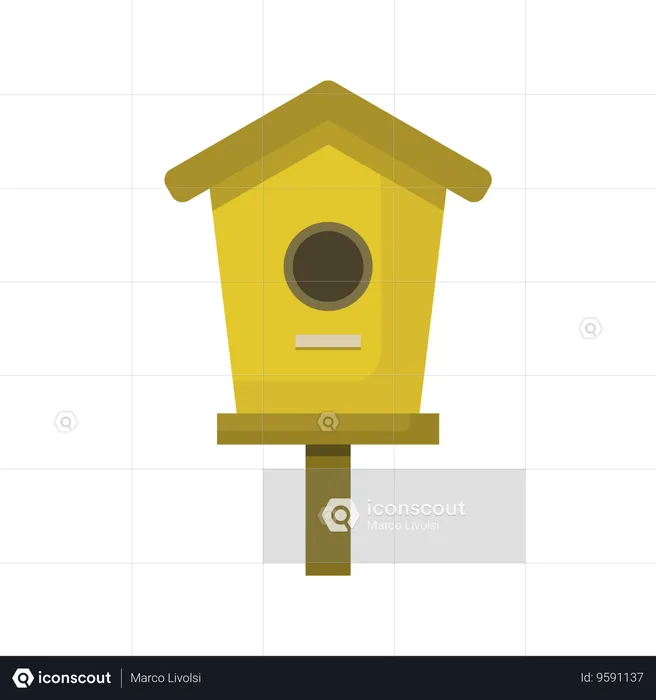 Bird House  Illustration