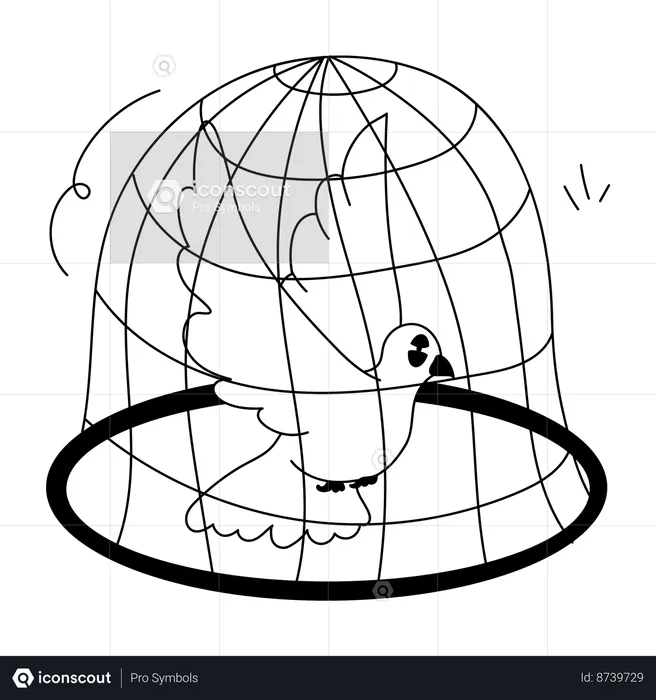 Bird trap  Illustration