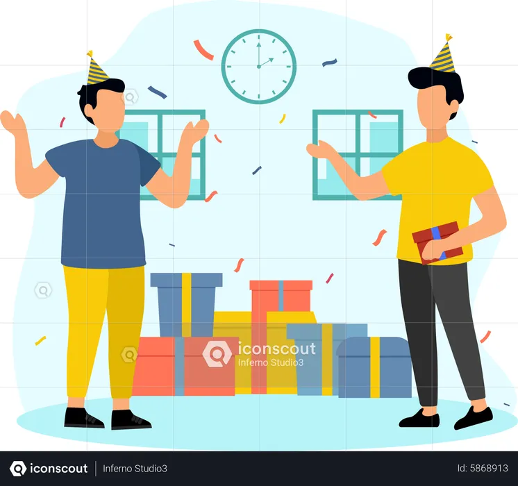 Birthday party time  Illustration