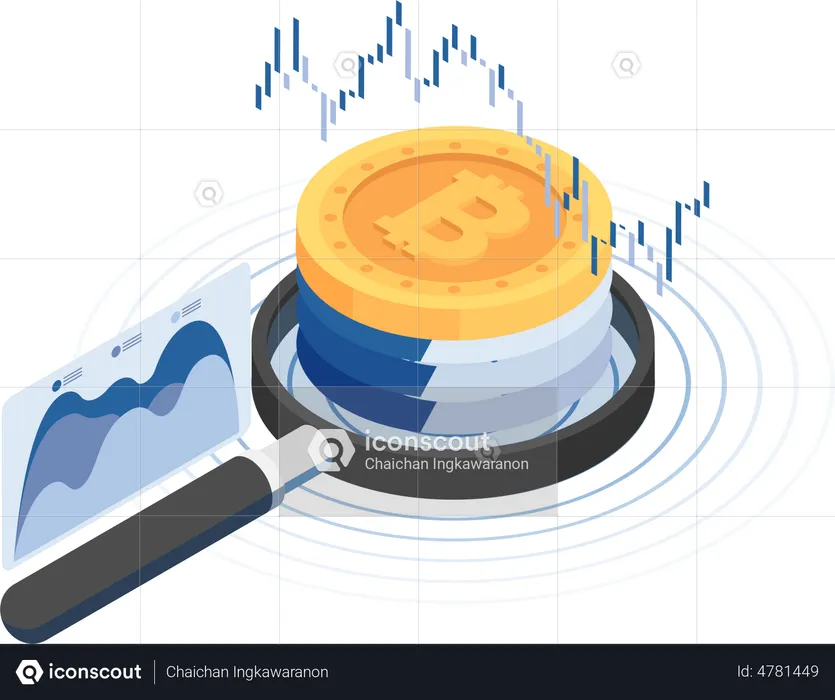 Bitcoin analysis  Illustration