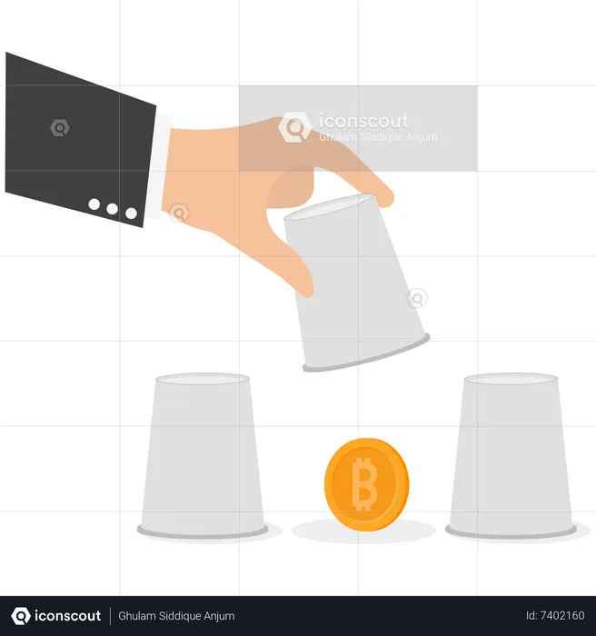 Bitcoin Bet  Illustration