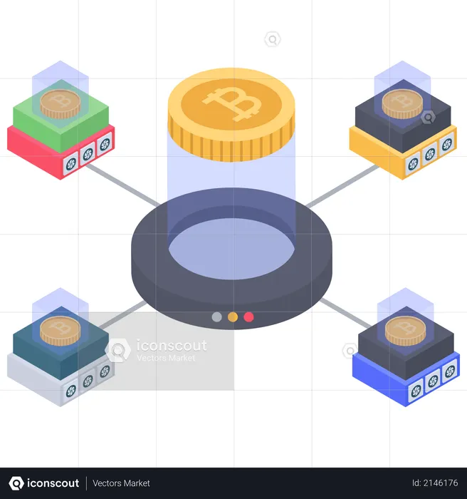 Bitcoin creation  Illustration