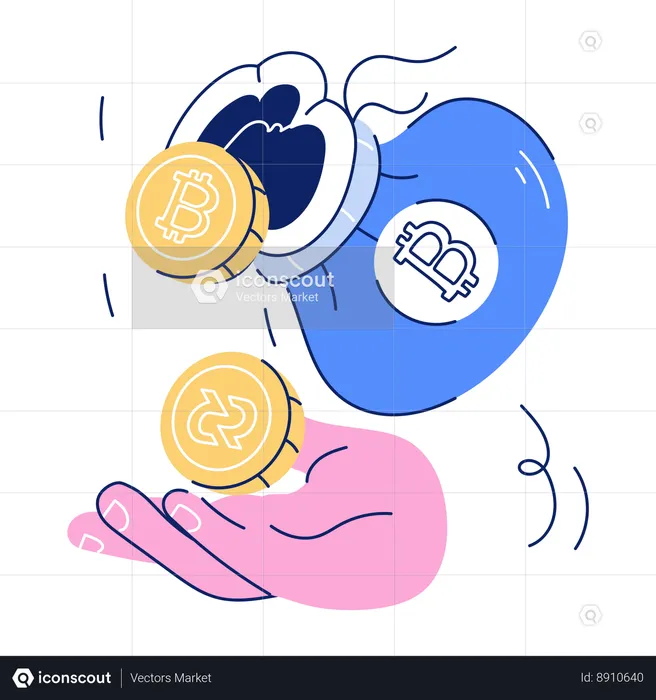 Bitcoin Income  Illustration